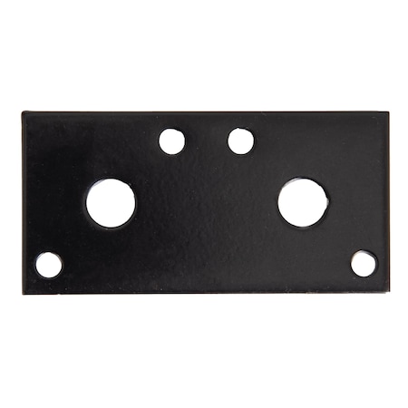 Hampton Hampton 3 in. H X 1-1/4 in. W X 1/8 in. L Black Steel Mending Plate 01-3411-500